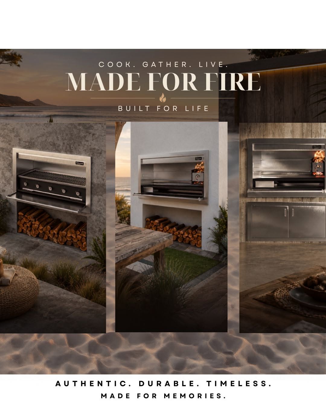 Gas braai installation