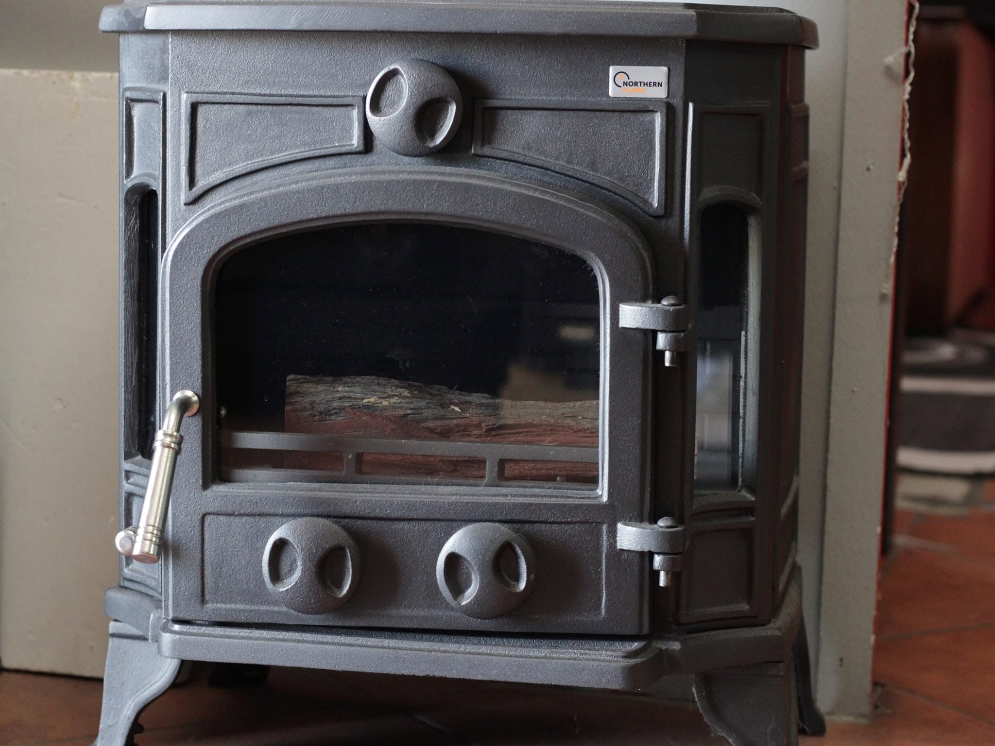 Fireplace wall
