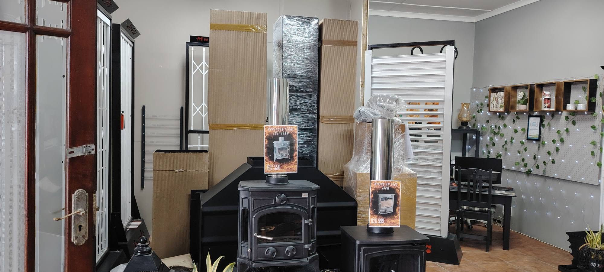 Fireplace and braai accessories in store