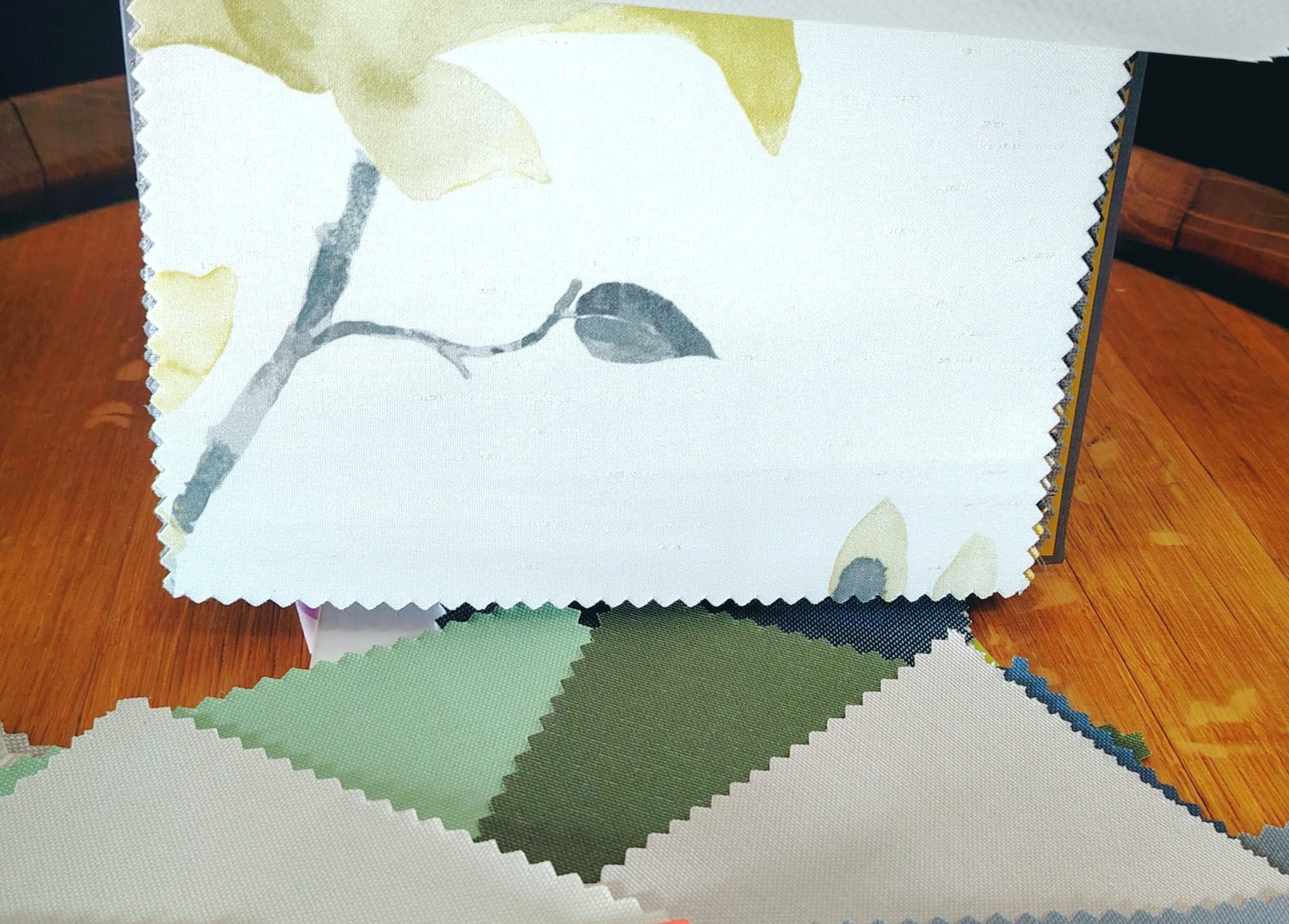 Decorative shutter with leaves