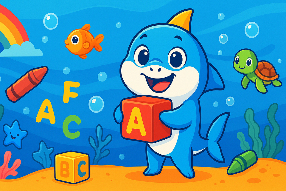 Little Sharkies Daycare - Welcoming entrance and colourful branding